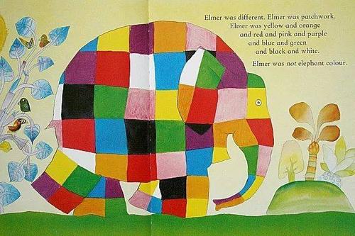 大卫·麦基的经典作品《花格子大象艾玛》 - 灯塔阅读